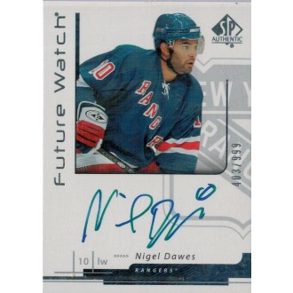 Podepsané karty - Dawes Nigel - 2006-07 SP Authentic No.191