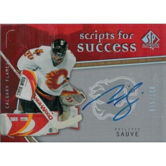 Podepsané karty - Sauve Philippe - 2005-06 SP Authentic Scripts to Success No.SS-PS