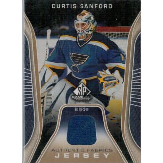 Jersey karty - Sanford Curtis - 2006-07 SP Game Used Authentic Fabrics Parallel No.AF-CS