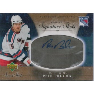 Podepsané karty - Průcha Petr - 2006-07 Sweet Shot Signature Shots No.SS-PP