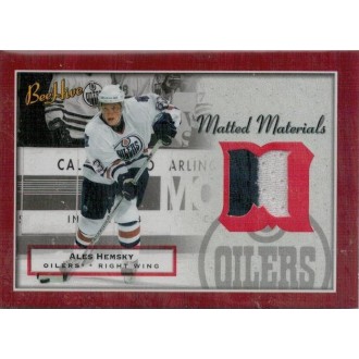 Jersey karty - Hemský Aleš - 2005-06 Beehive Matted Materials No.MM-AH