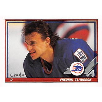 Řadové karty - Olausson Fredrik - 1991-92 O-Pee-Chee No.45