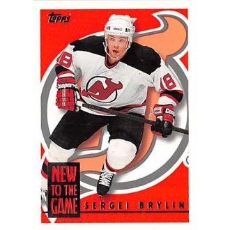 Insertní karty - Brylin Sergei - 1995-96 Topps New to the Game No.2NG