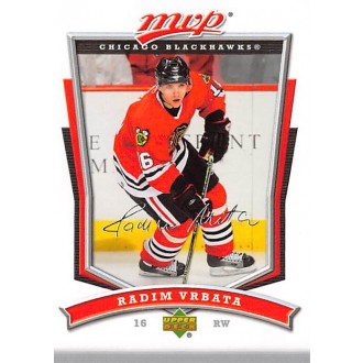 Řadové karty - Vrbata Radim - 2007-08 MVP No.17