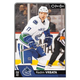 Řadové karty - Vrbata Radim - 2016-17 O-Pee-Chee No.403