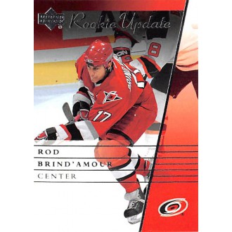 Řadové karty - Brind´Amour Rod - 2002-03 Rookie Update No.20