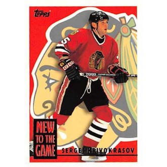 Insertní karty - Krivokrasov Sergei - 1995-96 Topps New to the Game No.16NG