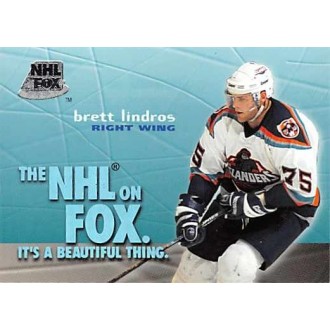 Insertní karty - Lindros Brett - 1995-96 SkyBox Impact NHL On Fox No.12