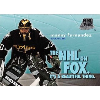 Insertní karty - Fernandez Manny - 1995-96 SkyBox Impact NHL On Fox No.14