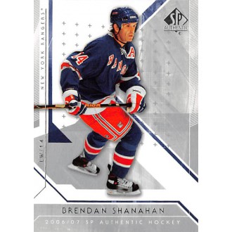 Řadové karty - Shanahan Brendan - 2006-07 SP Authentic No.37