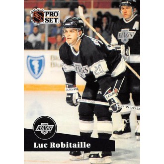 Řadové karty - Robitaille Luc - 1991-92 Pro Set French No.95