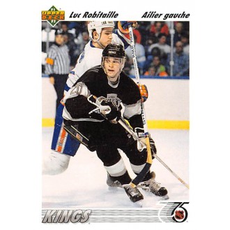 Řadové karty - Robitaille Luc - 1991-92 Upper Deck French No.145