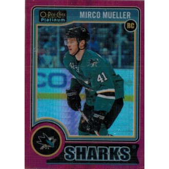 Paralelní karty - Mueller Mirco - 2014-15 O-Pee-Chee Platinum Red Prism No.152