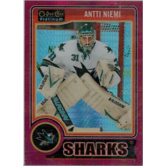 Paralelní karty - Niemi Antti - 2014-15 O-Pee-Chee Platinum Red Prism No.53