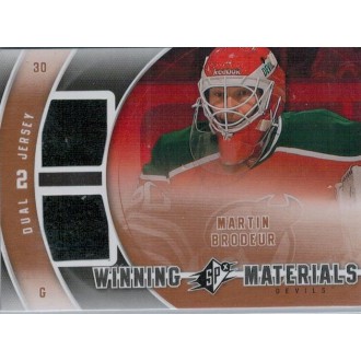 Jersey karty - Brodeur Martin - 2011-12 SPx Winning Materials No.WM-MB