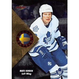 Insertní karty - Sundin Mats - 1995-96 Score Border Battle No.15