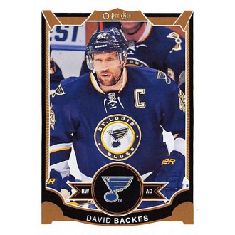 Řadové karty - Backes David - 2015-16 O-Pee-Chee No.254