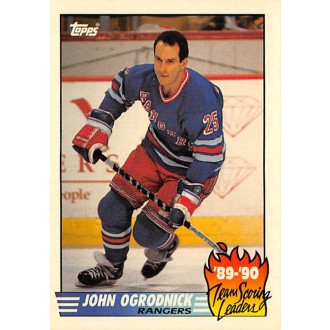 Insertní karty - Ogrodnick John - 1990-91 Topps Team Scoring Leaders No.18