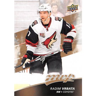 Řadové karty - Vrbata Radim - 2017-18 MVP No.123