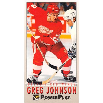 Řadové karty - Johnson Greg - 1993-94 Power Play No.330