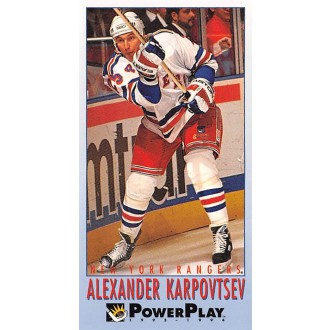 Řadové karty - Karpovtsev Alexander - 1993-94 Power Play No.391