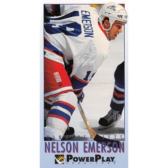 Řadové karty - Emerson Nelson - 1993-94 Power Play No.472