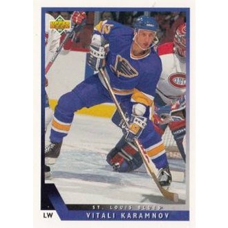 Řadové karty - Karamnov Vitali - 1993-94 Upper Deck No.338