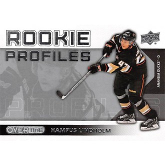 Insertní karty - Lindholm Hampus - 2013-14 Overtime Rookie Profiles No.37