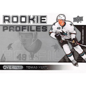 Insertní karty - Hertl Tomáš - 2013-14 Overtime Rookie Profiles No.46