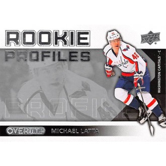 Insertní karty - Latta Michael - 2013-14 Overtime Rookie Profiles No.47