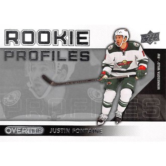 Insertní karty - Fontaine Justin - 2013-14 Overtime Rookie Profiles No.51