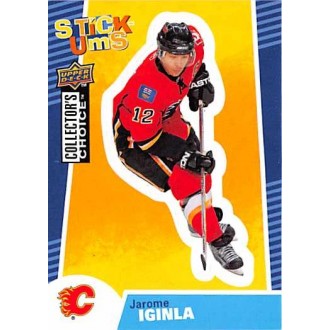 Insertní karty - Iginla Jarome - 2009-10 Collectors Choice Stick-Ums No.SU4