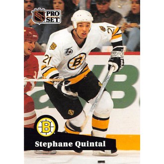Řadové karty - Quintal Stephane - 1991-92 Pro Set French No.350