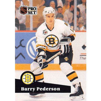 Řadové karty - Pederson Barry - 1991-92 Pro Set French No.351