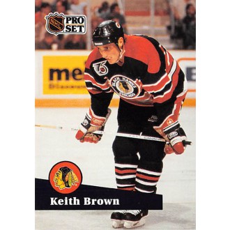 Řadové karty - Brown Keith - 1991-92 Pro Set French No.371
