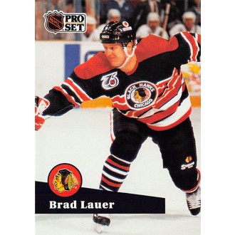 Řadové karty - Lauer Brad - 1991-92 Pro Set French No.375