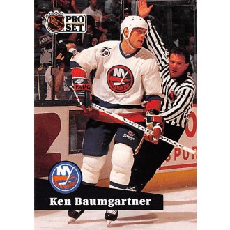 Řadové karty - Baumgartner Ken - 1991-92 Pro Set French No.432