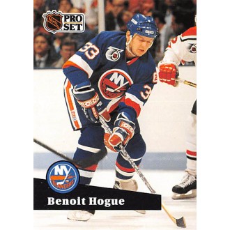 Řadové karty - Hogue Benoit - 1991-92 Pro Set French No.435