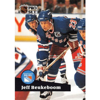 Řadové karty - Beukeboom Jeff - 1991-92 Pro Set French No.444