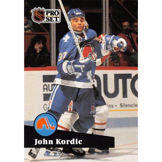 Řadové karty - Kordic John - 1991-92 Pro Set French No.468