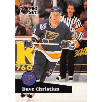 Řadové karty - Christian Dave - 1991-92 Pro Set French No.471