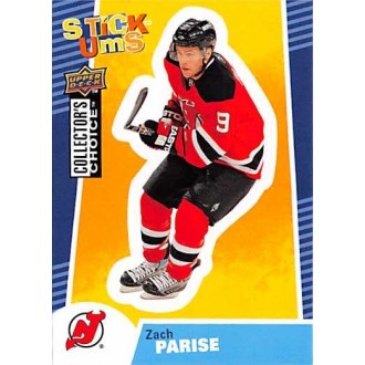 Insertní karty - Parise Zach - 2009-10 Collectors Choice Stick-Ums No.SU16