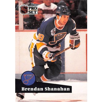 Řadové karty - Shanahan Brendan - 1991-92 Pro Set French No.475