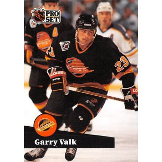 Řadové karty - Valk Garry - 1991-92 Pro Set French No.499
