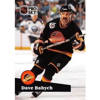 Řadové karty - Babych Dave - 1991-92 Pro Set French No.503
