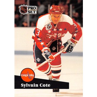 Řadové karty - Cote Sylvain - 1991-92 Pro Set French No.512
