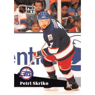Řadové karty - Skriko Petri - 1991-92 Pro Set French No.517
