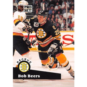Řadové karty - Beers Bob - 1991-92 Pro Set French No.520