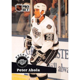 Řadové karty - Ahola Peter - 1991-92 Pro Set French No.540
