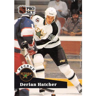 Řadové karty - Hatcher Derian - 1991-92 Pro Set French No.543